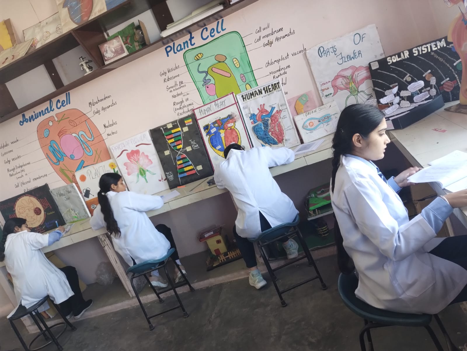 Students in Science Lab